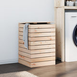 Laundry Basket 44x44x66 cm Solid Wood Pine 832317