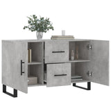 Sideboard Concrete Grey 100x36x60 cm Engineered Wood 828200