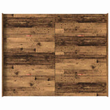 Storage Bed Frame Old Wood 140 x 200 cm Engineered Wood 3335299