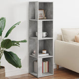 Corner Cabinet Concrete Grey 33x33x132 cm Engineered Wood 809039