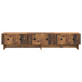 TV Cabinet Old Wood 147 x 34.5 x 30 cm Engineered Wood 894023