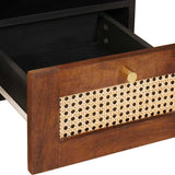 TV Cabinet with Shelf Brown 100 x 33.5 x 46 cm Solid Mango Wood 4018898
