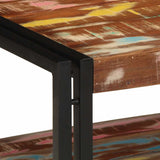 Coffee Table Multicolour 90x50x38 cm Solid Wood Reclaimed 4102717