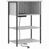 Bedside Cabinet Grey Sonoma 55 x 31 x 76 cm Engineered Wood 859503