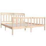 Bed Frame without Mattress Super King Solid Wood 3100973