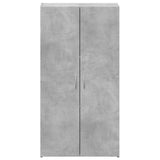 File Cabinet Concrete Grey 60x32x115 cm Engineered Wood 840775