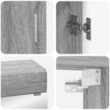 Bathroom Furniture Set TULUM 3 pcs Grey Sonoma 60 x 34 x 63 cm 3398040