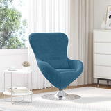 Egg Chair Blue 63 x 73 x 90 cm Velvet 42002723