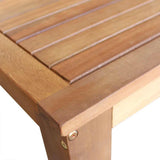 246670 Bar Table and Stool Set 7 Pieces Solid Acacia Wood