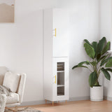 Highboard White 34.5x34x180 cm Engineered Wood 3199033