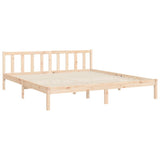 Bed Frame without Mattress Solid Wood Pine 3192311