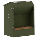 Rabbit Feeder Olive Green 33.5 x 25.5 x 45.5 cm 874592