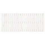 Wall Headboard White 140x3x60 cm Solid Wood Pine 824869