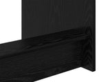 Bed Desk Black Oak Engineered Wood 100 x 45 x 75 cm 893732