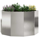 Planter Silver 60 x 60 x 35 cm Stainless Steel 883742