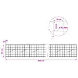 Gabion with 3.5 mm Wire and 10x10 cm Mesh 800x10x50 cm 3462994