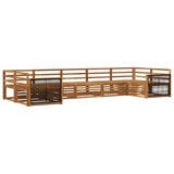 Outdoor Sofa Set 7 pcs Natural 3383802