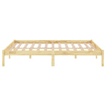 Bed Frame without Mattress Solid Wood Small Double 809987