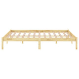 Bed Frame without Mattress Solid Wood Small Double 809987