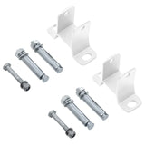ZNTS Manual Retractable Awning with Posts 4x3.5 m Cream 3070017