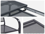 Garden Dining Set 7 pcs Anthracite 212 x 90 x 76 cm 3429140