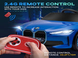 BMW i4 Licensed 12V Kids Electric Ride-On Car, Blue T3398P348392