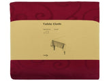 Table Cloth 5 pcs Rectangular Wine Red 140 x 140 cm 42040449