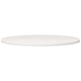 Table Top Round White 90x3 cm Solid Wood Pine 833674