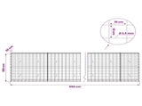 Gabion with 3.5 mm Wire and 10x10 cm Mesh 550x30x100 cm 3463205