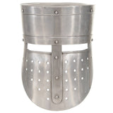 Medieval Knight Helmet Antique Replica LARP Silver Steel 286221