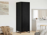 Warderobe with Door Black Oak 50 x 50 x 200 cm Engineered Wood 3403016