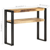 Console Table 90x30x75 cm Rough Mango Wood 321096