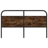 Replace Headboard Smoked Oak 160 cm Steel and Engineered Wood 4100244