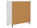 Sideboard with Drawer White 66 x 34.5 x 97 cm Engineered Wood 894435