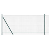 Welded Wire Fence with Concrete Base 10 x 0.8 m 3352397