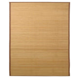 Rug Bamboo 160x230 cm Brown 245823
