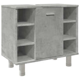 Bathroom Cabinet Concrete Grey 60x32x53.5 cm Engineered Wood 856143