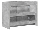 Bathroom Under Sink Cabinet Concrete Grey 78.5 x 37.5 x 81 cm 890787