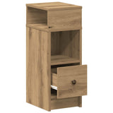 Bedside Cabinet with Drawer Artisan Oak 25x31x66 cm 858630