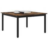Coffee Table Smoke Oak 80 x 80 x 45 cm Engineered Wood 892580
