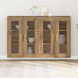 Wall Mounted Cabinet 2 pcs Artisan oak 69.5 x 34 x 90 cm 3334306