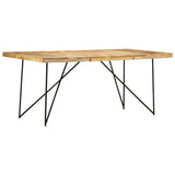 Dining Table 180x90x76 cm Solid Mango Wood 282880