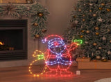 Santa Claus Light Multicolour 58.5 x 60 x 1.3 cm Iron 42018960