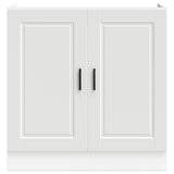 Sink Base Cabinet "Porto" White 80x46x81.5 cm Engineered Wood 853927