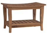 Bathroom Side Table Natural 50 x 35 x 45 cm Solid Teak Wood 42024273