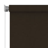 Outdoor Roller Blind 225 cm Brown 312973