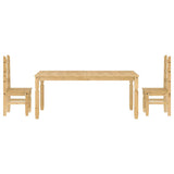3 Piece Dining Set PANAMA Solid Wood Pine 3345206