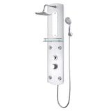 Shower Panel Unit 25x43x110 cm Silver 151421