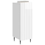 Sideboard High Gloss White 34.5 x 33 x 92 cm Engineered Wood 894369