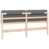 Upholstered Headboard Brown and Light Grey 180 cm 880108